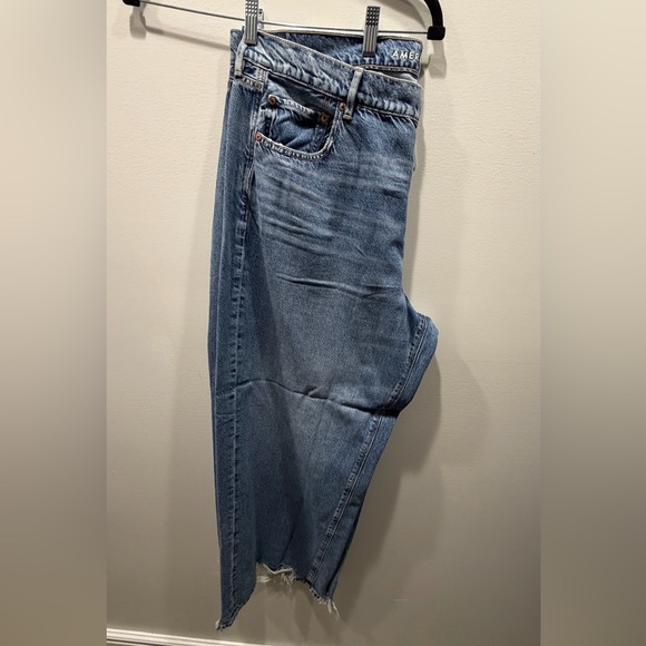 American Eagle 🦅 Dreamy Drape Super High-Waisted Baggy Wide-Leg Jeans - Picture 3 of 4